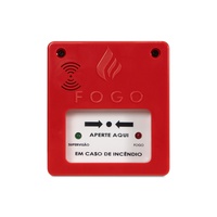 Acionador Manual de Alarme de Incêndio com Sirene Endereçável Compact - Segurimax