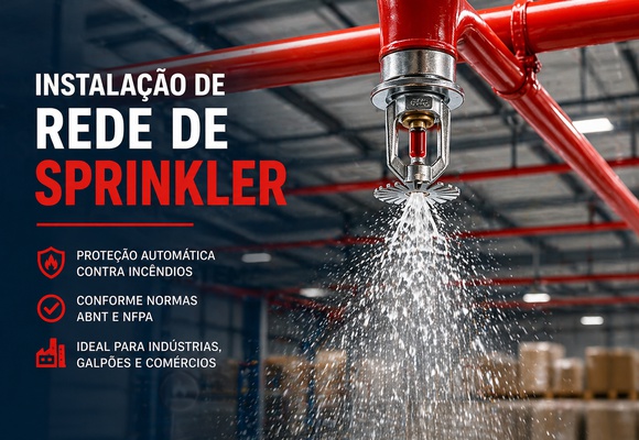 INSTALAÇÃO DE REDE DE SPRINKLER