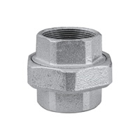 União galvanizado com assento plano